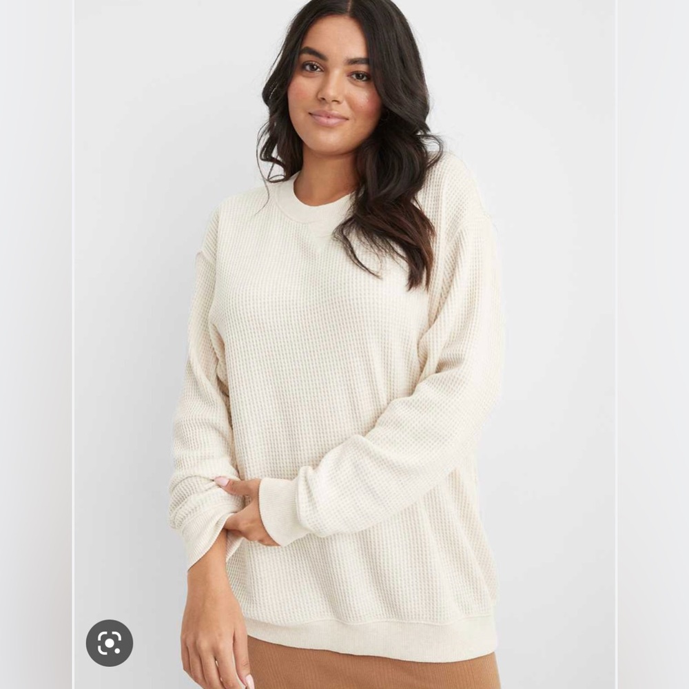 Aerie the Sweat Waffle Crewneck Sweatshirt. Size XXL!
